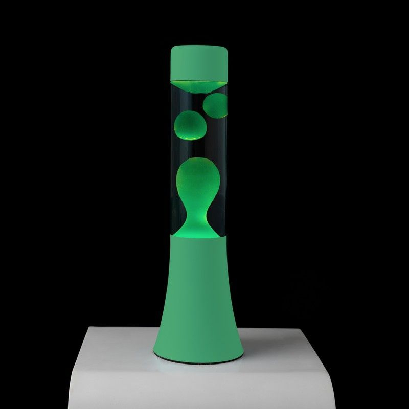 Fisura Design Lavalamp met Groene Lava - Muntgroen